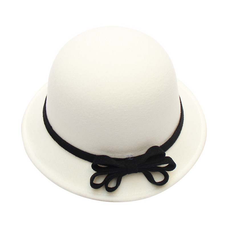 Дамска есенна и зимна шапка с лък с кръгъл връх Ежедневна рибарска шапка за мивка Малка шапка с бомбе Техно облекло Мъже