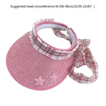 Girls Visors Casual Summer Hat καπέλο για Κάμπινγκ Visors πεζοπορίας