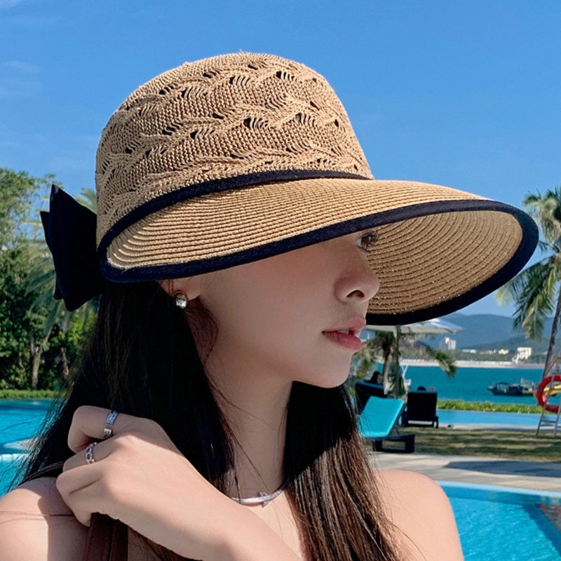 M89E Лятна шапка тип кофа за момичета Жени Пътуване в корейски стил за къмпинг Катерене Риболов Любители на планинарство Слънцезащитен крем