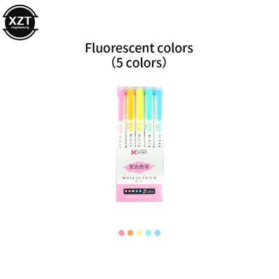 Highlighter Double Head Waterborne Color Penin Art Art/Mark Graffiti for School Office Mark Learning