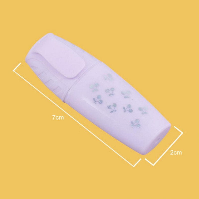 Комплект писалка за хайлайтър Преносим комплект хайлайтър с малка щипка за деца Ученици Бързосъхнещ флуоресцентен маркер без изтичане за училище