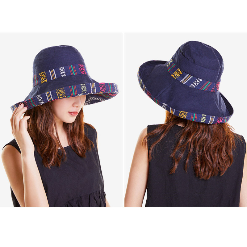 Pălării de soare pentru femei, vară, cu două părți, pălărie cu găleată, fată, culoare pură, Panama Fedoras, pălărie de pescar în aer liber, șapcă cu vizor Sombreros De Mujer