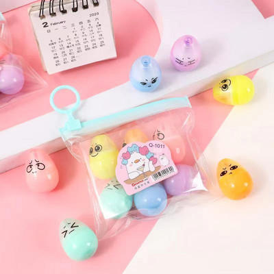 Fancy Bear Highlighters Kawaii Stationery 6 τμχ Χαριτωμένο σετ στυλό με φωσφορίζοντα highlighter Σχολικά είδη Δώρο για παιδιά μαθητές