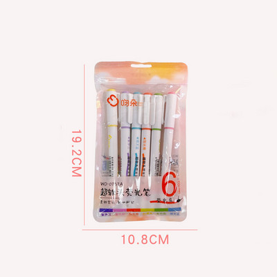 Σετ στυλό Soft Head Highlighters Μη τοξικό στυλό ακουαρέλας Art Fluorescent στυλό για μαθητές Macaron Color στυλό Σχολικά είδη