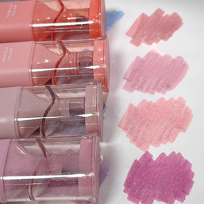 4 buc/set Bling Marker Pen Highlighter DIY Hand Account Marker Pen pentru Scrapbook Jurnal Poster Card Copii Materiale de scris