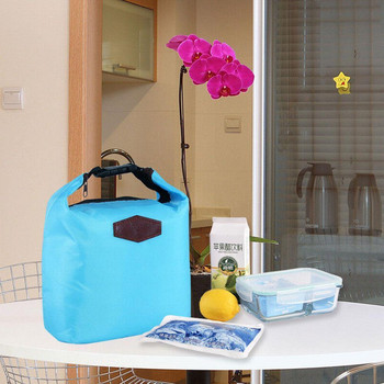 Θερμομονωμένη τσάντα μεσημεριανού γεύματος Oxford Handbag Ταξίδι Κάμπινγκ πικ-νικ Φαγητό ποτό Cooler Tote Κουτί αποθήκευσης για παιδιά Τσάντα πρωινού Bento