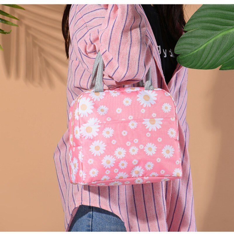 Термична чанта за обяд Изолирана ръчна чанта за обяд Пикник Хладилна чанта Пътна кутия Кутия за закуска Училищна детска чанта за обяд Tote Food Bento Pouch