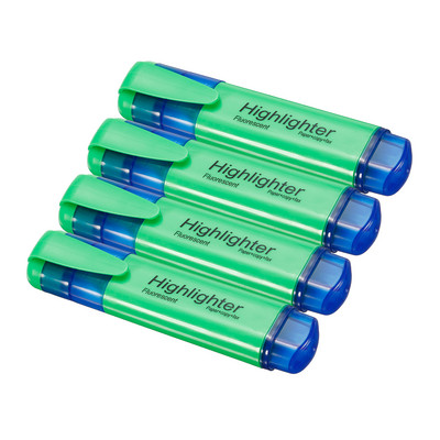 4/6Pc Highlighter Fluorescent Pen Μαρκαδόρο γραφής ευρείας μύτης για καλλιτεχνικό σχέδιο Doodling σήμανση Γραφείο Σχολικό προμήθειες