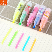 5 Χρώμα/σετ Students Mini Highlighter Candy Color Marker Είδη γραφείου Χαρτικά