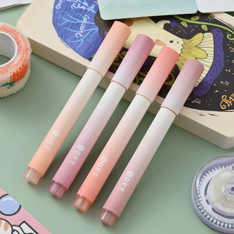 Marcator de scriere Stilo de marcat Marcator cu cap înclinat Ieșire de cerneală uniformă Scrieți fluent Gradient de culoare Manual de scriere