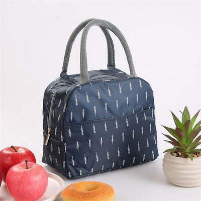 Λειτουργικό μοτίβο Cooler Lunch Box Φορητό μονωμένο καμβά τσάντα μεσημεριανού γεύματος θερμικό φαγητό Τσάντες πικνίκ για γυναίκες Παιδιά