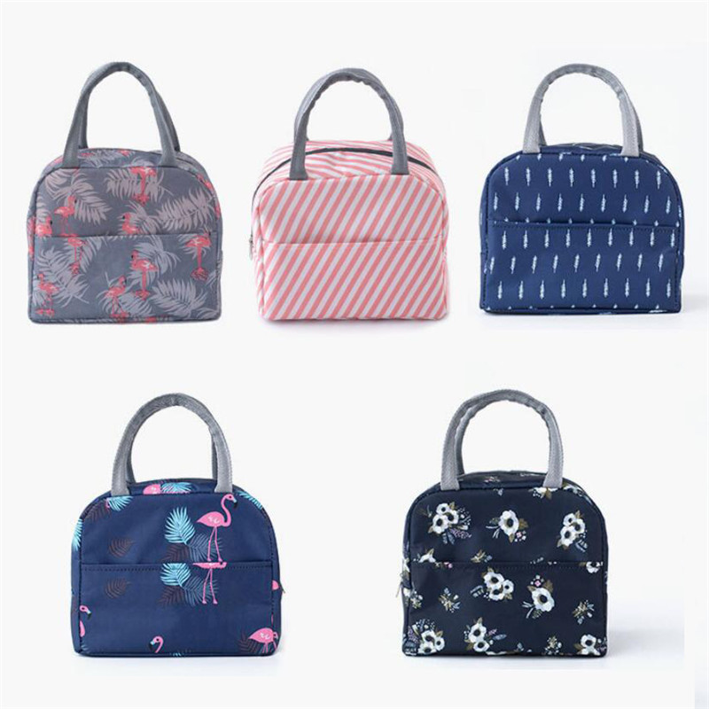 Кутия за обяд, охладител с функционален модел, преносима изолирана платнена чанта за обяд, торбички за обяд с термична храна, пикник, за жени, деца