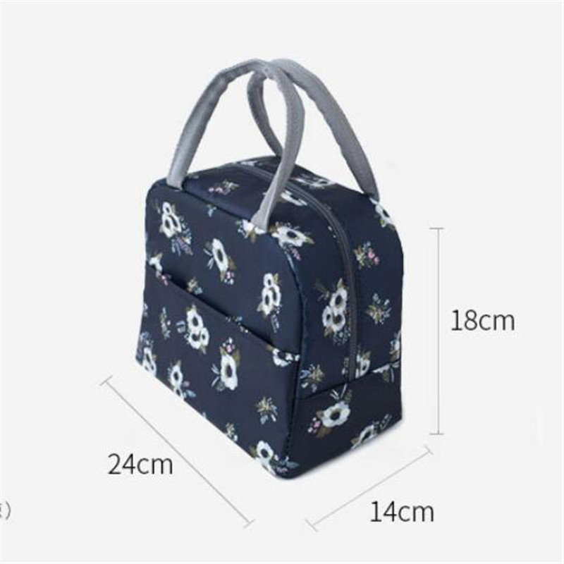 Кутия за обяд, охладител с функционален модел, преносима изолирана платнена чанта за обяд, торбички за обяд с термична храна, пикник, за жени, деца