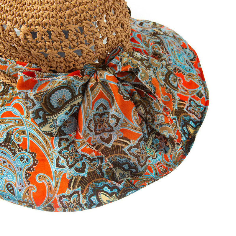 Pălărie de soare pliabilă cu boruri largi, pălărie de soare, stil boem, pălărie de paie de plajă, pentru femei, doamne