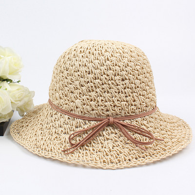 Légáteresztő szalmakalap, üreges kivitel, japán kézzel készített csípős összecsukható napkalapok napernyő napellenző sapka gorros
