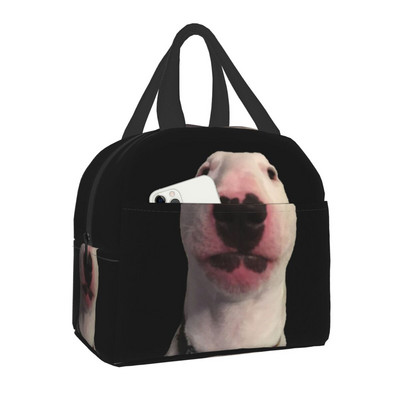 Starry Night Bull Terrier kutya hőszigetelt ebédlőtáska Hordozható ebédlődoboz női multifunkciós pikniktároló táska számára