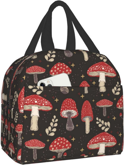 Cute Frog and Dragonfly Lunch Box, Bento Box Insulated Lunch Boxes επαναχρησιμοποιήσιμα αδιάβροχη τσάντα γεύματος