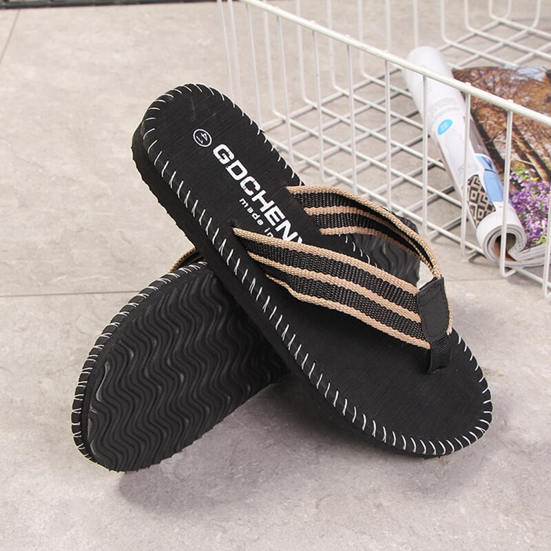 Papuci de casă pentru bărbați, papuci de casă, papuci de casă, pantofi anti-alunecare pentru bărbați, sandale tanga, negru