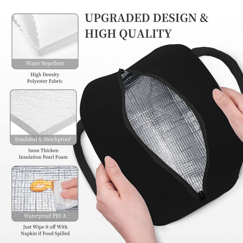 Geantă de prânz pentru bărbați și femei Yorkshire Terrier Frigorific termoizolant portabil pentru picnic școală Yorkie Dog Animal Puppy Lunch Box Bento