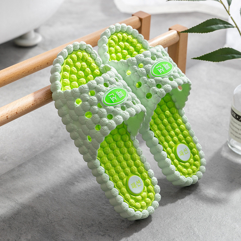 Papuci de masaj pentru bărbați, cuplu, podea de vară, femei, confortabile, pentru interior, baie, duș, papuci de casă, sandale, pantofi coreeni creativi