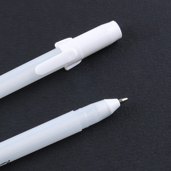 3Pcs Highlighter White Art Painting Pen Креативен дизайн Кука Креда Paint Маркери Училищни канцеларски материали Консумативи за писане