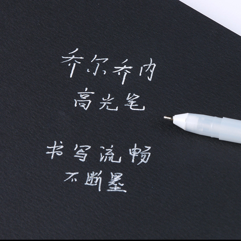 3 bucăți evidențiator pix alb pentru pictură artistică, design creativ, cârlig, marcatori de vopsea cu cretă, articole de papetărie școlare, consumabile de scris