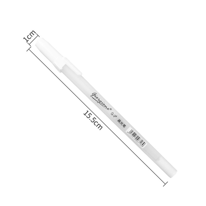 3 bucăți evidențiator pix alb pentru pictură artistică, design creativ, cârlig, marcatori de vopsea cu cretă, articole de papetărie școlare, consumabile de scris