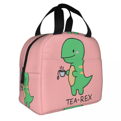 Cool T-rex Dinosaur Print Τσάντα μεσημεριανού γεύματος Cooler Warm Insolated Lunch Box για Γυναίκες Φοιτητές Σχολείο Εργασία για πικνίκ Φαγητό Bento Box Tote