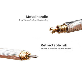 0,3 0,5 0,7 0,9 1,3 2,0 mm Комплект изцяло метални механични моливи с гумичка Автоматичен молив с изводи за рисуване Училищни пособия