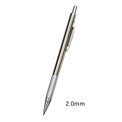 0,3mm~3,0mm Μεταλλικά Μηχανικά Μολύβια Υψηλής Ποιότητας 2B Art Drawing Automatic Pencil Full Streamholder από ανοξείδωτο ατσάλι Copper Core στυλό