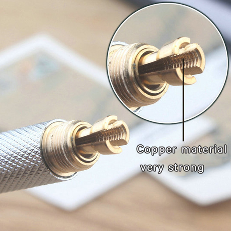 Creioane mecanice metalice de 0,3 mm ~ 3,0 mm, de înaltă calitate, 2B, desen artistic, creion automat, suport complet din oțel inoxidabil, stilou cu miez de cupru