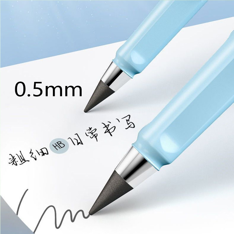 17 buc/set de creioane infinite, fără ascuțire, pentru eternitate, fără cerneală, stilouri nelimitate, rechizite de artă, articole de papetărie școlare, șters cu penine