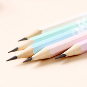 10db Kawaii Wood Pencils HB grafit ceruza iskolai irodaszerekhez Irodaszerek Aranyos környezetbarát HB ceruza