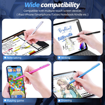 Дълга стилус писалка 18,5M капацитивен сензорен молив за таблет за iPhone Samsung iPad Универсален сензорен молив за рисуване на телефони с Android