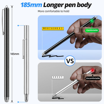 Дълга стилус писалка 18,5M капацитивен сензорен молив за таблет за iPhone Samsung iPad Универсален сензорен молив за рисуване на телефони с Android