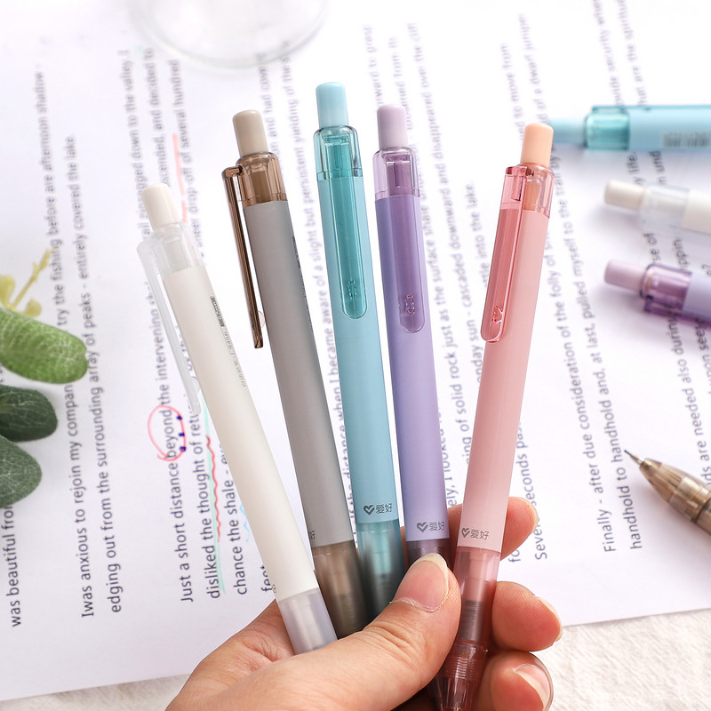 5 buc/set 2B creioane mecanice culori bomboane 0,5/0,7mm apăsare simplă creion automat pentru studenți, rechizite de scris, articole de papetărie