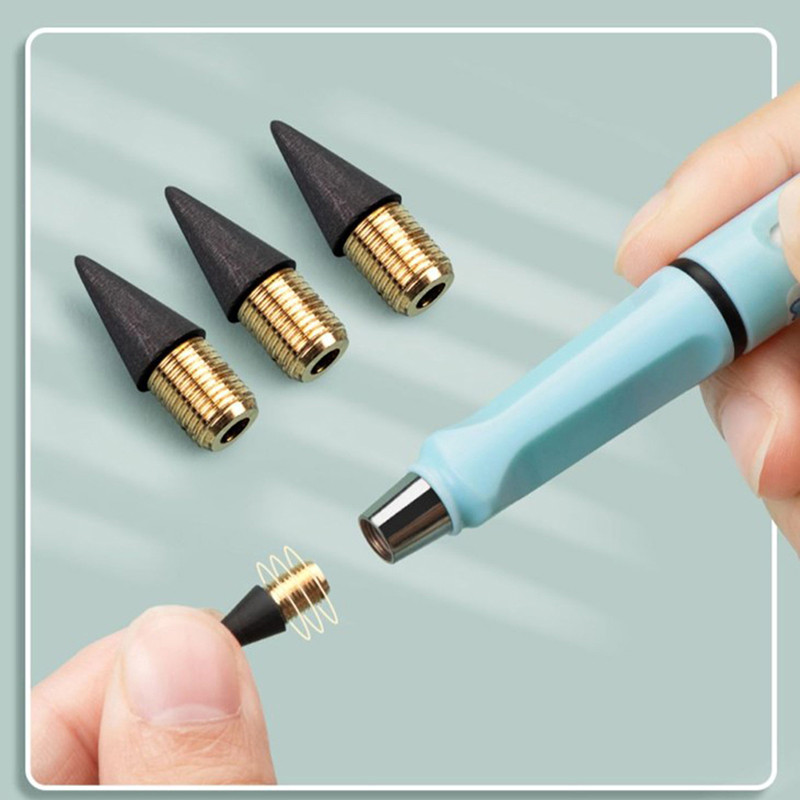 Kawaii Eternal Creion Scriere nelimitată pentru copii Artă Schiță Pix drăguț Anime fără ascuțire Desen Rechizite școlare Papetarie