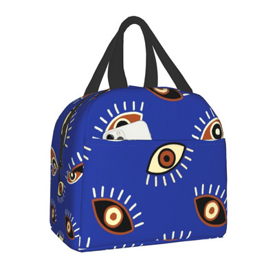 All Seeing Eye Art Φορητά κουτιά μεσημεριανού γεύματος για άνδρες Γυναικεία στεγανά Evil Mystic Eyes Cooler θερμομονωμένη τσάντα γεύματος Εργασία γραφείου