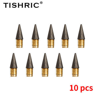 TISHRIC Pencil Tip Head 10/20PCS Αντικατάσταση Eternal Pencil Head For Writing Pencil Eternal Pencil Without Ink Eternal Pencil