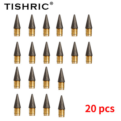 TISHRIC Pencil Tip Head 10/20PCS Αντικατάσταση Eternal Pencil Head For Writing Pencil Eternal Pencil Without Ink Eternal Pencil