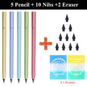Μολύβι Graphene Infinity with Eraser Set Drawing Writing No Sharpening Eternity Endless Pencil School Art Supplies Kawaii