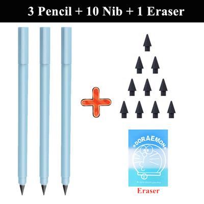 Μολύβι Graphene Infinity with Eraser Set Drawing Writing No Sharpening Eternity Endless Pencil School Art Supplies Kawaii