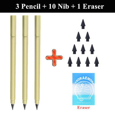 Μολύβι Graphene Infinity with Eraser Set Drawing Writing No Sharpening Eternity Endless Pencil School Art Supplies Kawaii