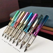 12 τμχ/Σετ Eternal Pencils No Sharpening Eternity Pencils No Ink Kawaii Unlimited Pens Προμήθειες τέχνης Σχολική γραφική ύλη Γόμα μύτης
