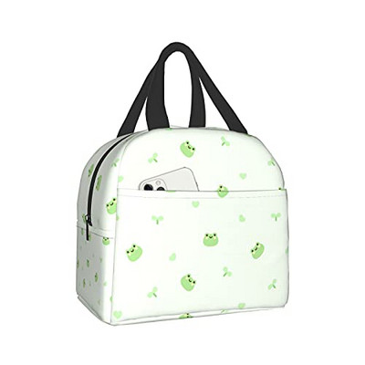 Frog Cute Lunch Box Τσάντα Ταξιδίου Τσάντα Picnic Θερμομονωτική Ανθεκτική Τσάντα αγορών