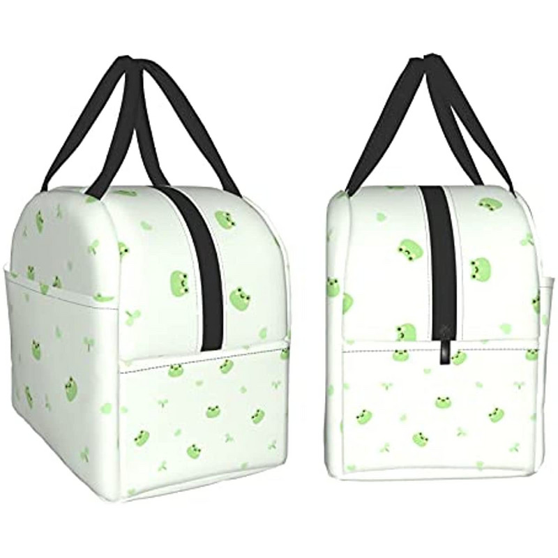 Broasca drăguță cutie de prânz geantă de călătorie geantă de picnic geantă de cumpărături rezistentă cu izolare termică
