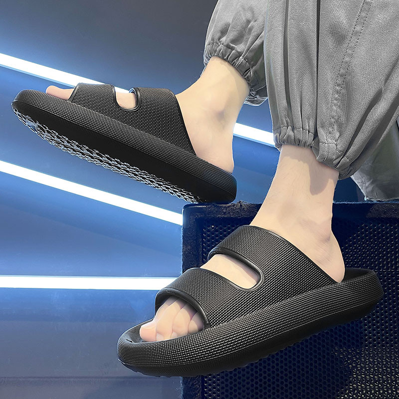 Brand de înaltă calitate, moale, anti-alunecare, papuci de plajă pentru bărbați, sandale pentru bărbați, platformă EVA, pantofi casual pentru bărbați, cupluri