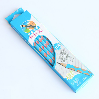 12 τεμ/κιβώτιο HB Kawaii Wooden Lead Pencils Creative Hole Pencil for Kid Gifts Σχολικά είδη γραφείου Νεωτερικά είδη γραφικής ύλης