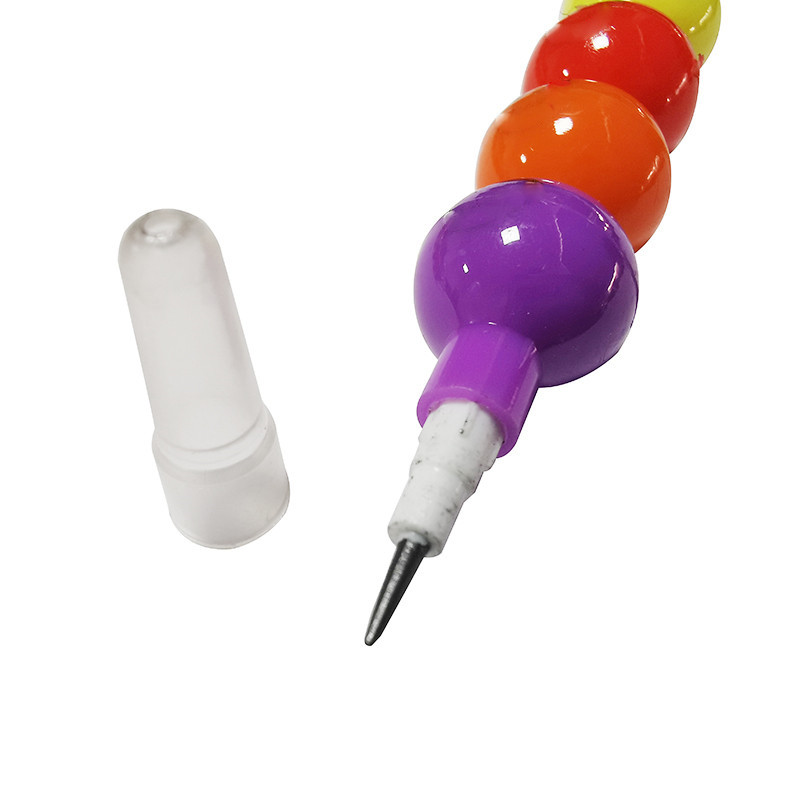 Creion jucărie 7 culori creioane creion creative acoperite cu zahăr desene animate smiley graffiti stilou papetărie cadouri pentru copii creion creion cu ceară