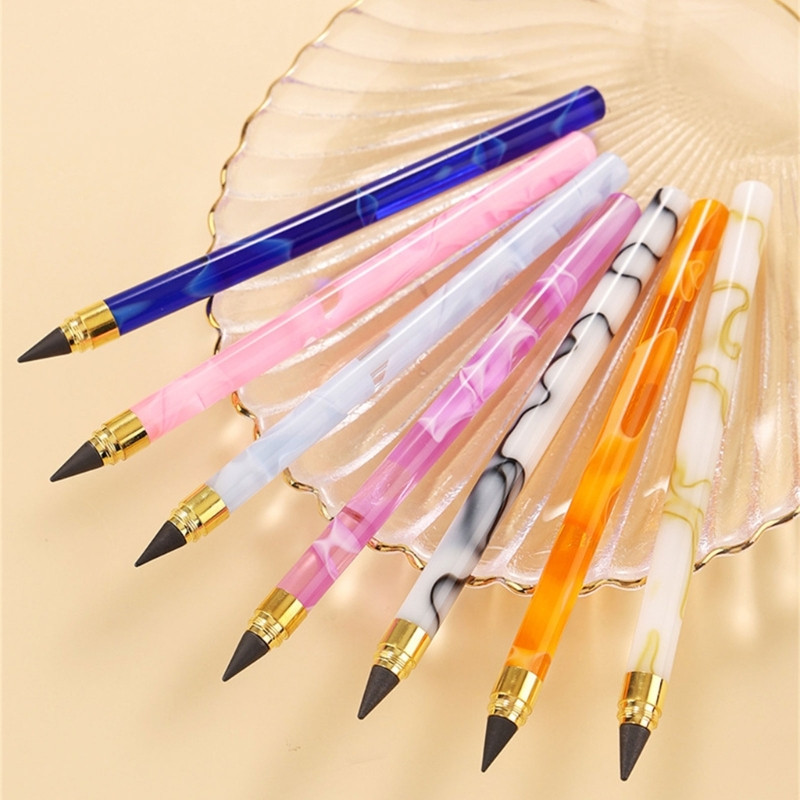 2 bucăți Creion etern Creion fără cerneală Creion etern Creioane nelimitate Cadou Dropship